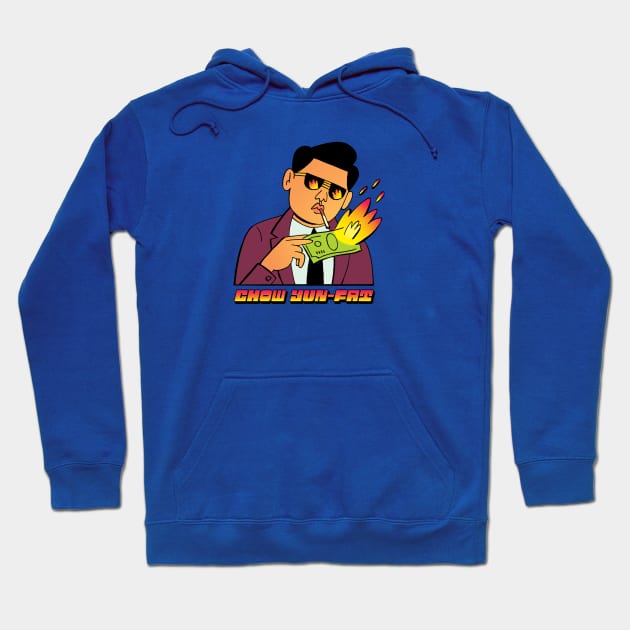 Chow Yun-Fat from A Better Tomorrow Hoodie by BryanWestArt